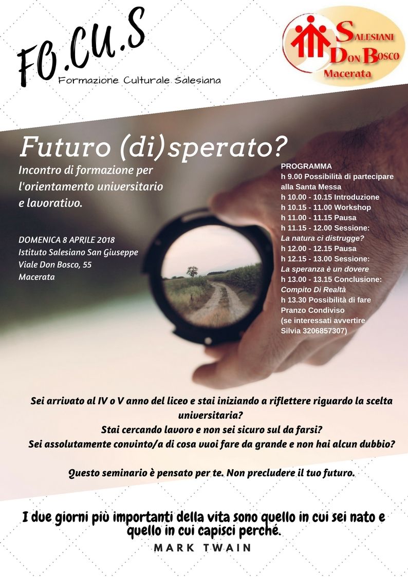 FO.CU.S. : Futuro (di)sperato?