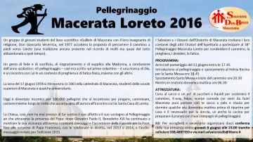 PELLEGRINAGGIO MACERATA-LORETO 2016