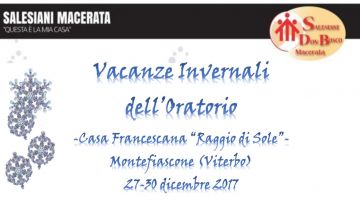 Vacanze Invernali dell'Oratorio 2017