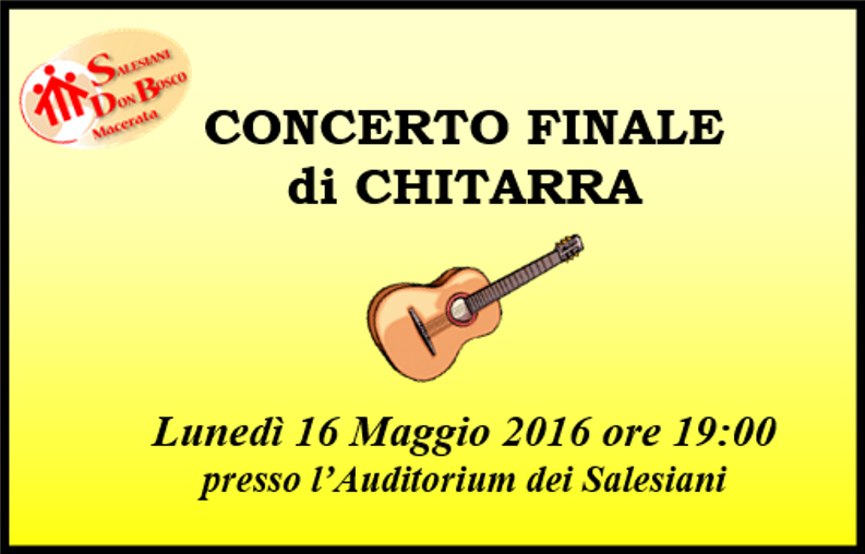 Concerto Finale di Chitarra 2016