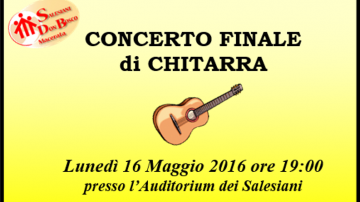 Concerto Finale di Chitarra 2016